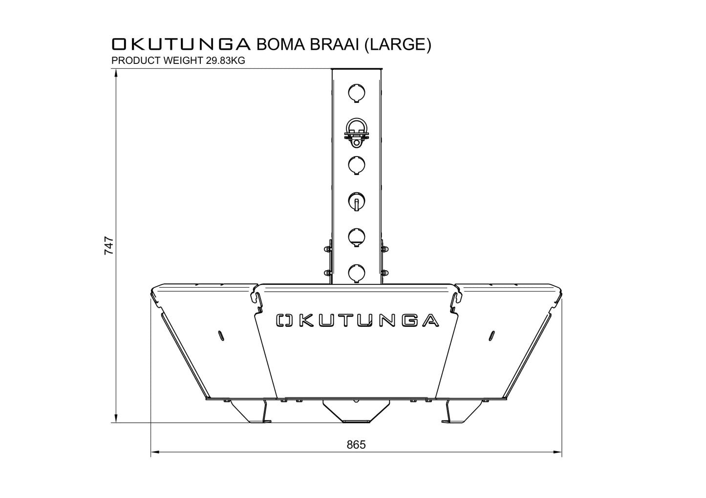 Okutunga Boma Braai Large