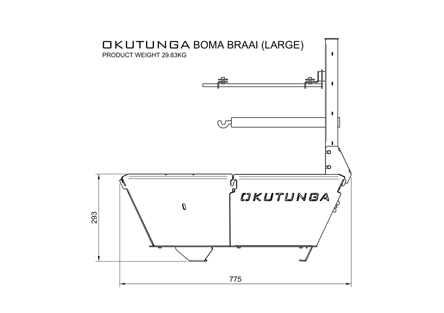 Okutunga Boma Braai Large