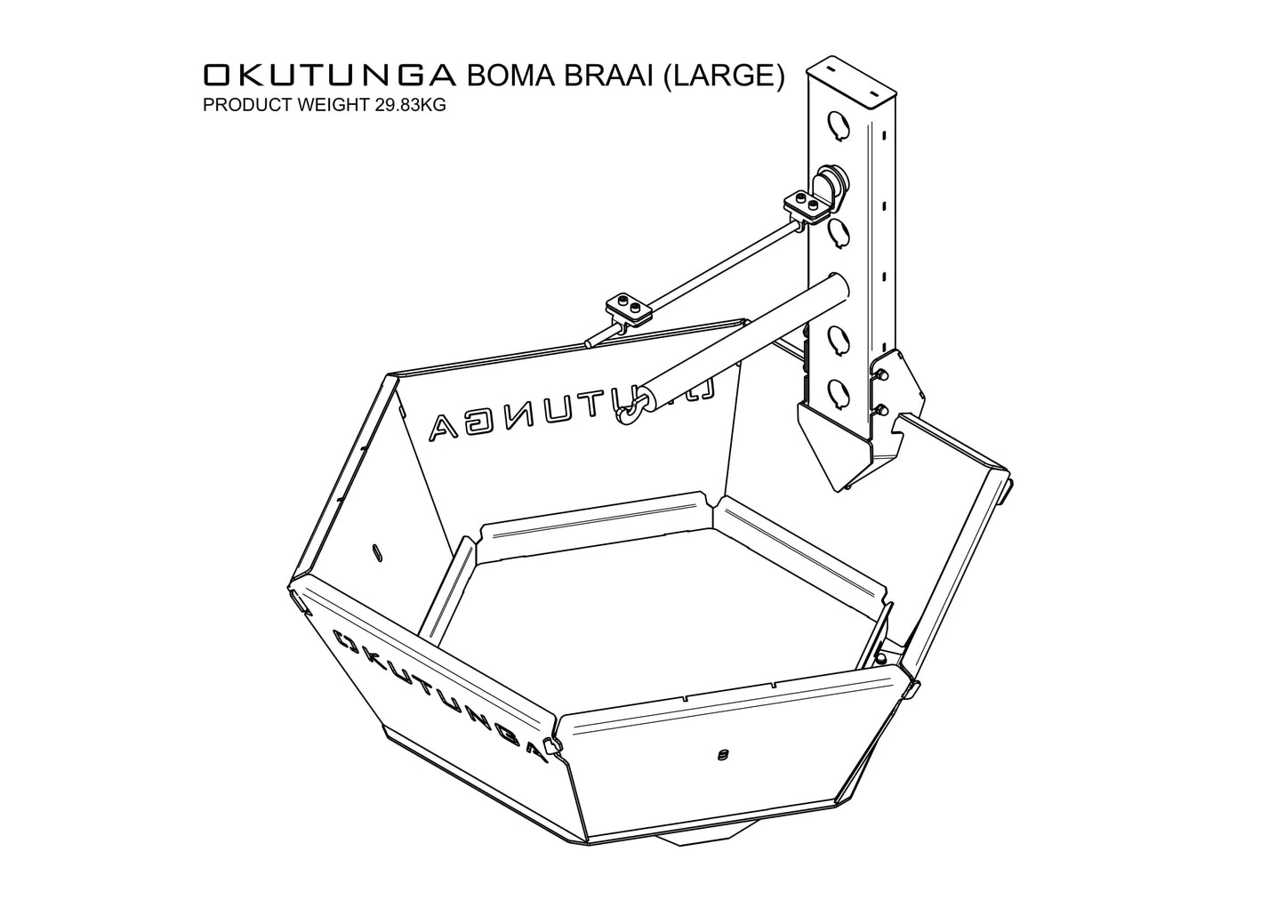 Okutunga Boma Braai Large