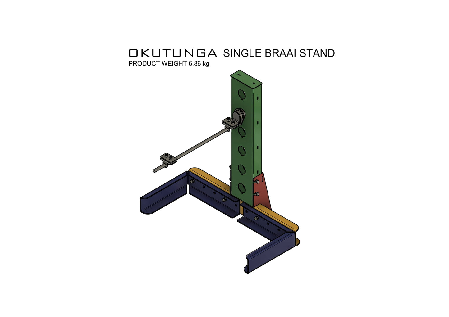 Okutunga Single Braai Stand