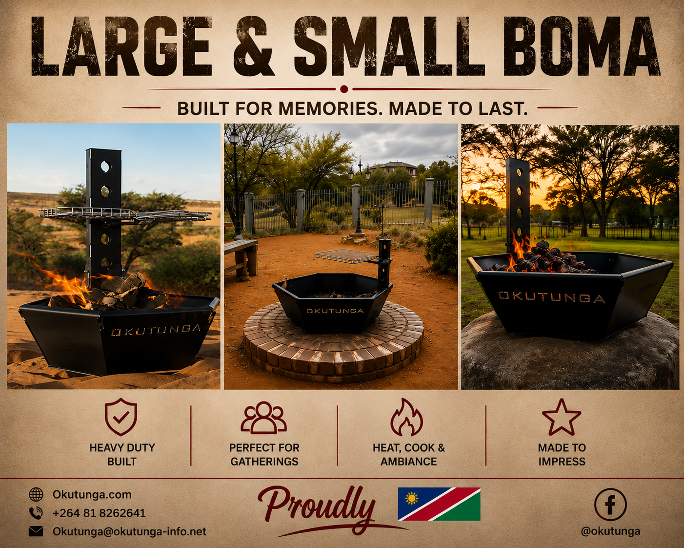 SMALL & LARGE BOMA